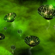 Artist’s conception of baby universes breaking off shortly after the Big Bang.